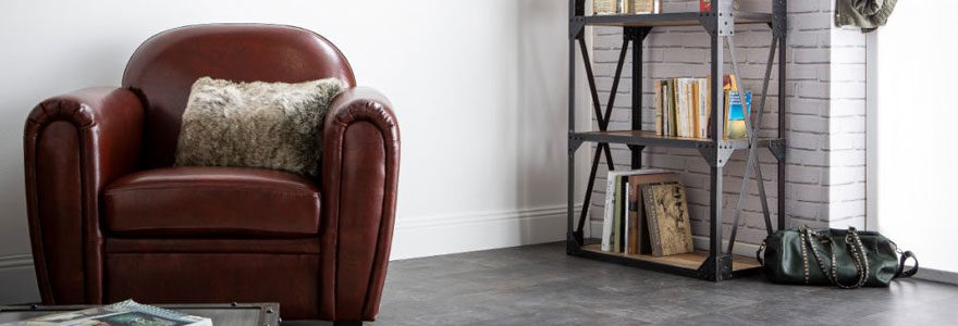 fauteuil Chesterfield en cuir